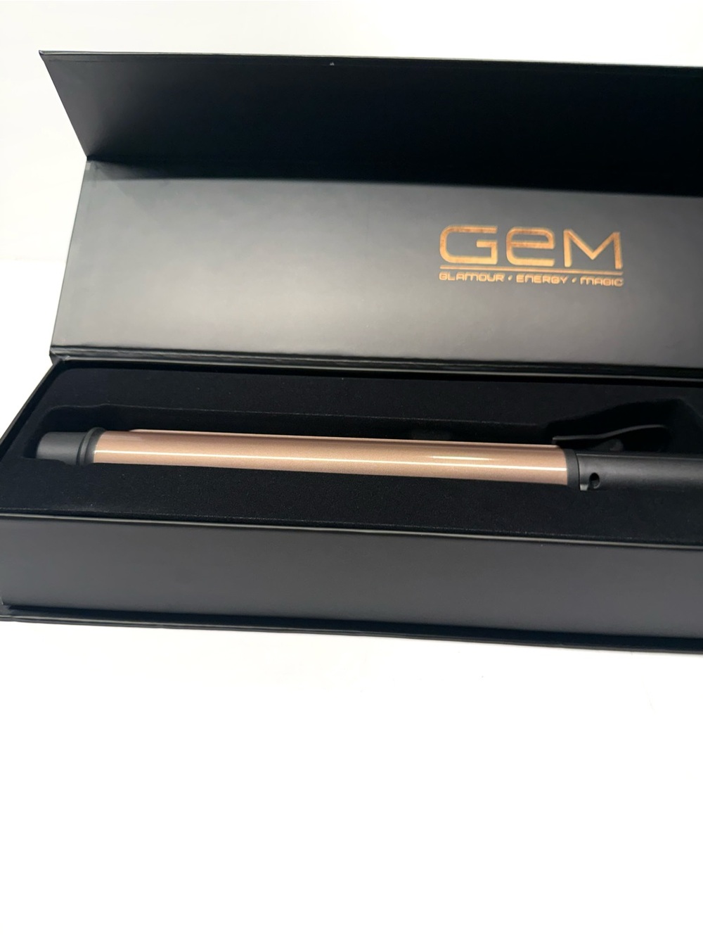 GEM 1¼" Ceramic Extended-Barrel Curling Iron NWT - Picture 4 of 10